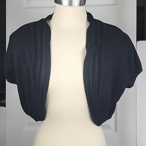 Say What? U S.A. Shrug Size L Short Sleeve Cropped - Picture 1 of 6